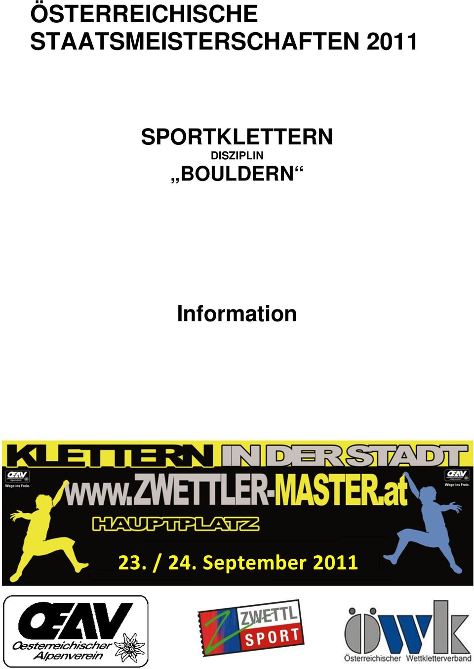 SPORTKLETTERN DISZIPLIN