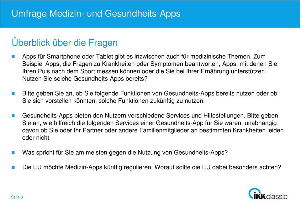 Nutzen Sie solche Gesundheits-Apps bereits?