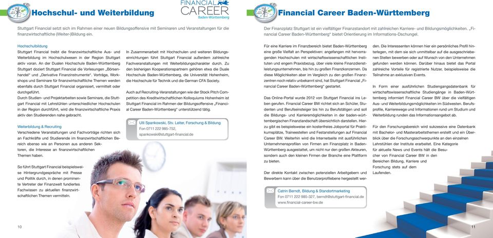 Financial Career Baden-Württemberg bietet Orientierung im Informations-Dschungel.