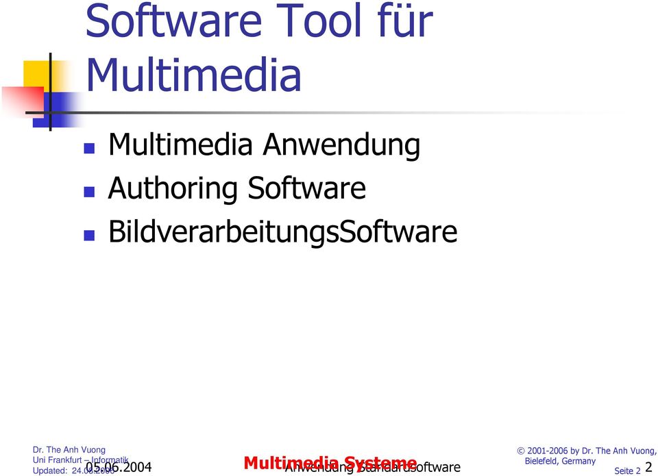 Software BildverarbeitungsSoftware