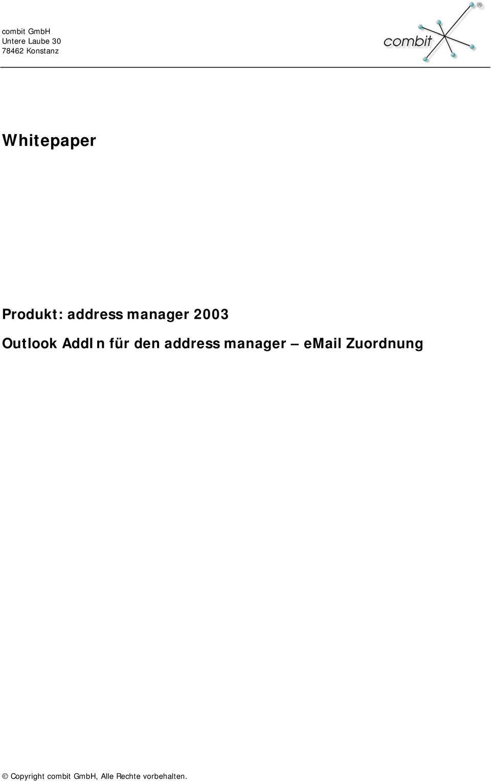 address manager 2003 Outlook AddIn