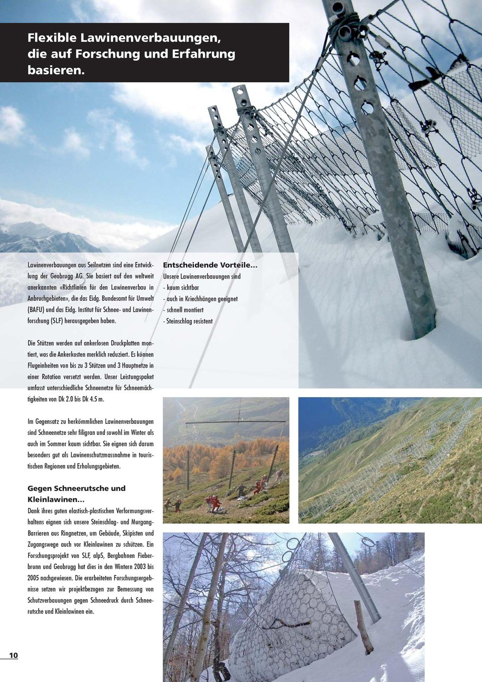 Institut für Schnee- und Lawinenforschung (SLF) herausgegeben haben.