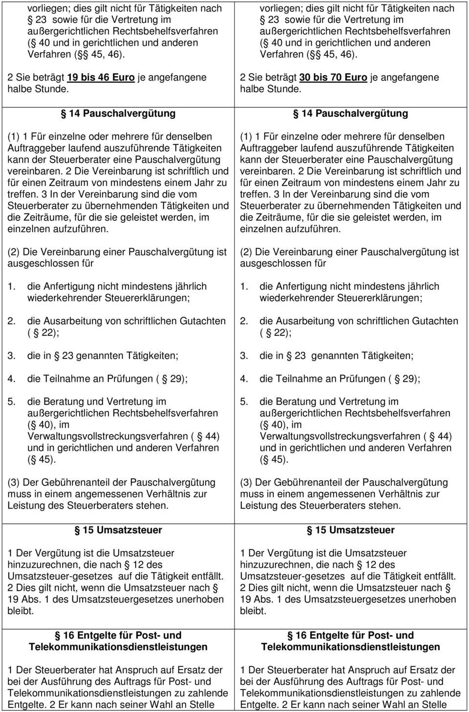 vereinbaren 2 Die Vereinbarung ist schriftlich und für einen Zeitraum von mindestens einem Jahr zu treffen 3 In der Vereinbarung sind die vom Steuerberater zu übernehmenden Tätigkeiten und die