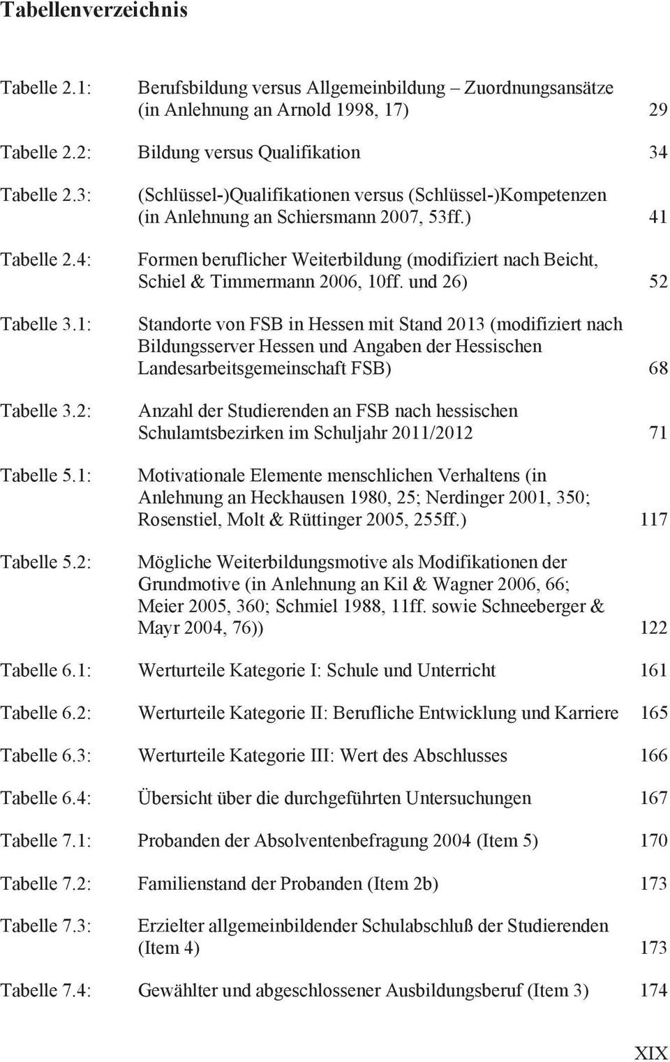 ) 41 Formen beruflicher Weiterbildung (modifiziert nach Beicht, Schiel & Timmermann 2006, 10ff.