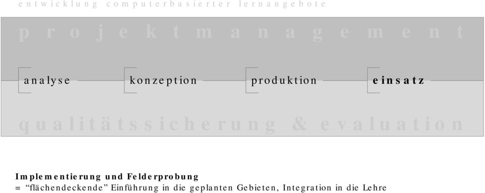 flächendeckende Einführung