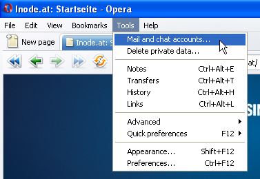 Opera Mail Neues E-Mail Konto einrichten Um sicher und bequem Nachrichten mit Opera zu verwalten, muss der E-Mail Client passend zu unseren E-Mail Einstellungen konfiguriert sein.