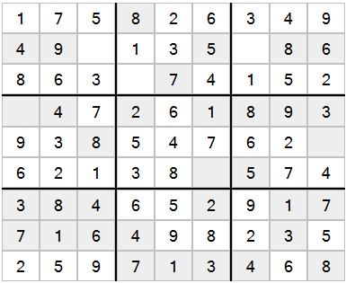 Aufgabe 4 N 49 29. _ E 008 27. _ Vollendet das Sudoku.