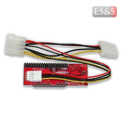 Mini SATA (Geräte-) zu IDE (Motherboard-) Adapter 1. Funktionae Beschreibung ES&S Oiver Reiners e.k. Gewerbering 2 41751 Viersen GERMANY www.esskabe.