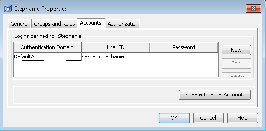 USER IDENTITÄT UND PASSWÖRTER SAS benutzt keine externe Passwörter, um User zu identifizieren Die gespeicherte Kopie des