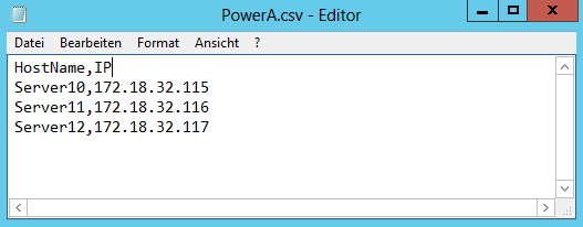 Zum Abschluss wir mehrere Host A Einträge mit der Powershell. Der Befehl dazu lautet. Import-CSV c:\temp\powera.