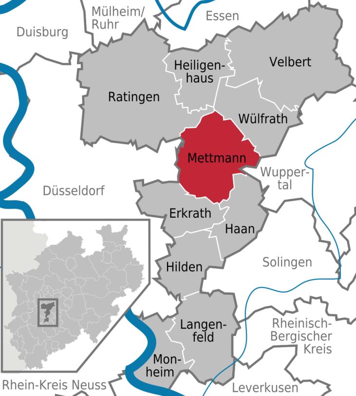 Verkehr in Mettmann: Status quo zentrale Lage zwischen Bergischem Land und Rheinland gute Anbindung an Autobahnen (A3, A535,