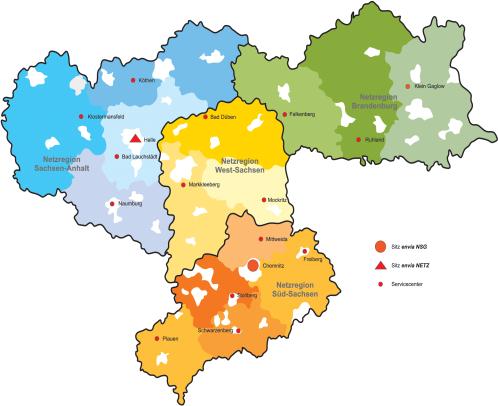 Angaben in MW Mitteldeutsche Netzgesellschaft Strom mbh (MITNETZ STROM) Geschäftstätigkeit in Sachsen, Sachsen- Anhalt, Brandenburg und Thüringen MITNETZ