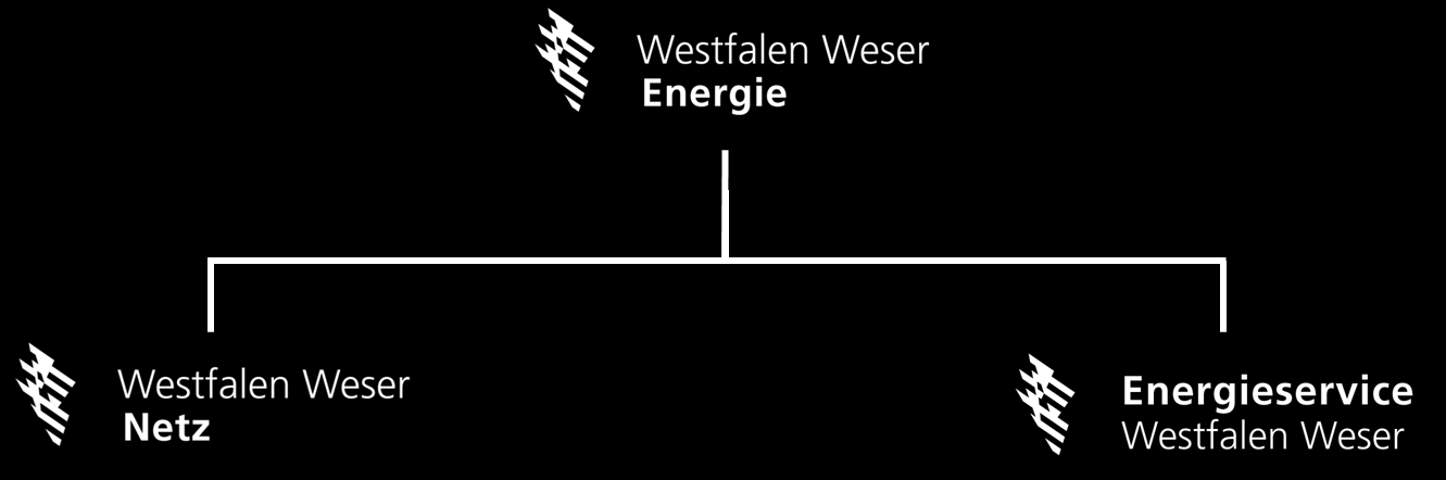 UNTERNEHMENSSTRUKTUR - Stromnetz - Erdgasnetz - Wassernetz Über Beteiligungen: - Stromerzeugung - Regenerative Energieanlagen - Wärme