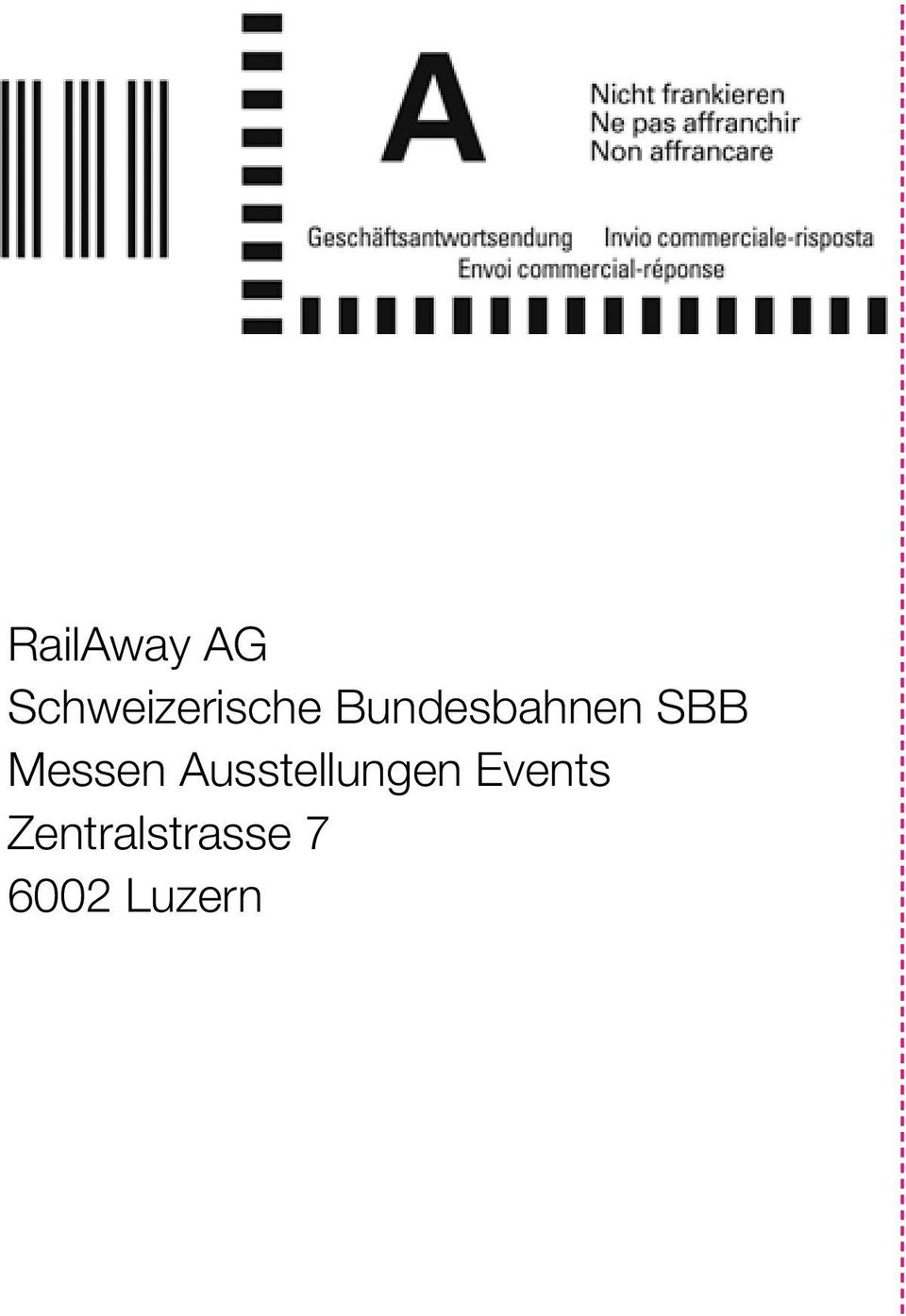 Bundesbahnen SBB Messen