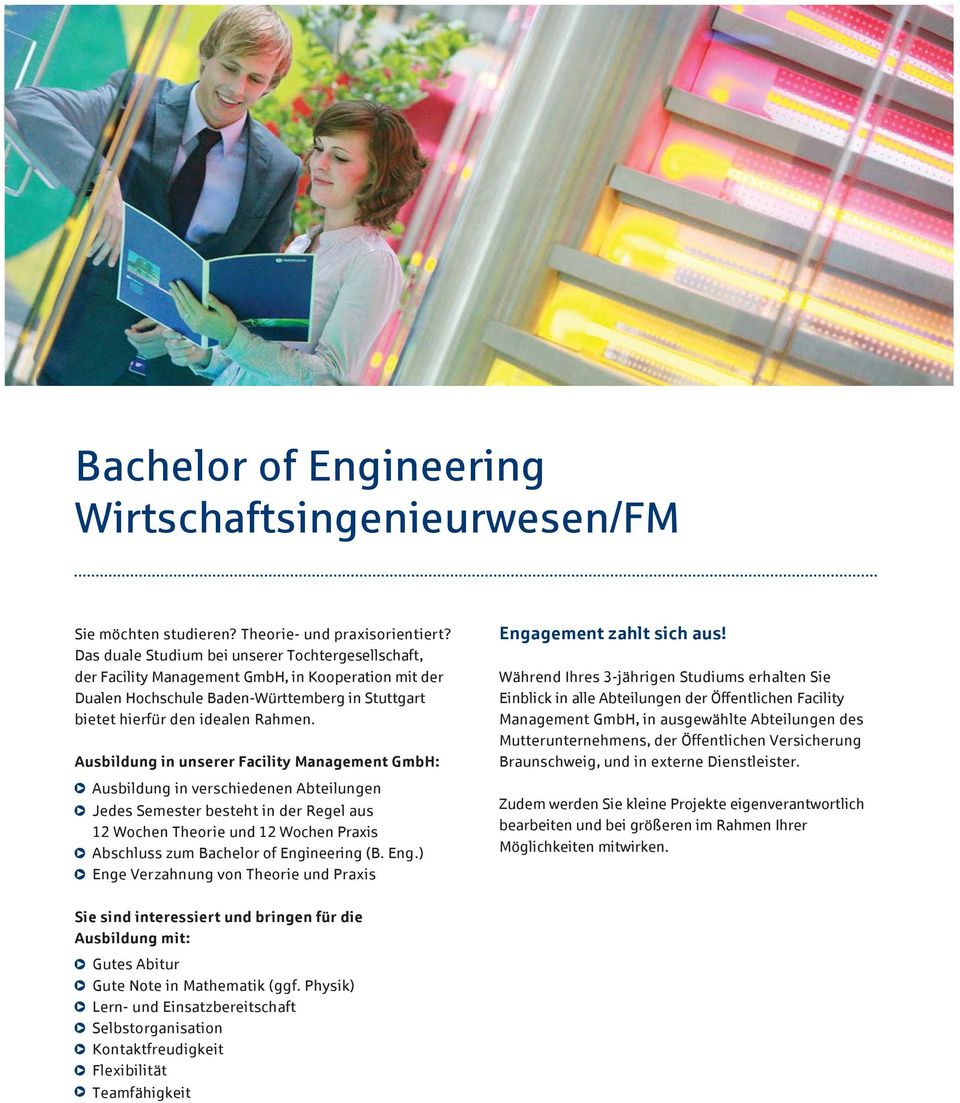 in unserer Facility Management: in verschiedenen Abteilungen Jedes 12 Wochen