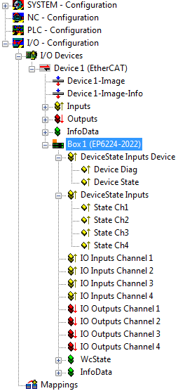 Abb. 18: Angefügte Box im TwinCAT-Baum Konfiguration des IO-Link Masters Zur Konfiguration des IO-Link Masters wird ein PlugIn benötigt, das im Regelfall mit der TwinCAT Installation geliefert wird.