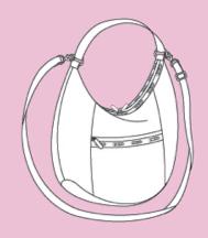 Handbags (4/5) EUR 99,90 Heather Hobo Modische, geräumige Schulter- / Beuteltasche vielseitig nutzbar 40 cm x 41 cm x 10 cm (Höhe x Breite x Tiefe) Verlängerbarer bzw.