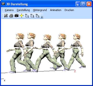 chodkyňu (3DDxf/DirectX/Human/People Animated/Animated Pedestrian MS Woman).