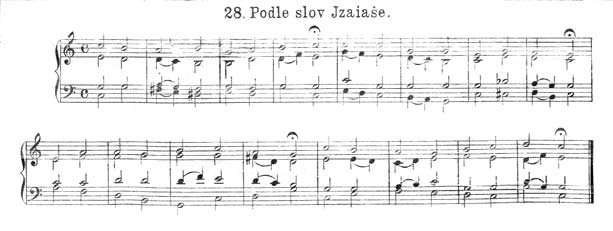 NAGY, Ľudovít: Všeobecná partitúra. Budapest 1877, pieseň č. 31. Uloženie: Bratislava, SNM HuM, sign. MUS XIX 1064. Obrázok 4.