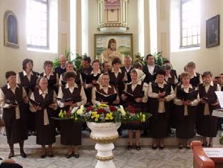SLOVENSKÁ HUDBA VO VOJVODINE 2012 piesne z vlastnej hudobnej zbierky, pokým dnes si svoj repertoár osviežujú spravidla piesňami z nového Evanjelického spevníka. Spevokol má teraz 35 členov.