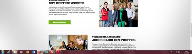 www.kampagne.dfb.de Fussball.