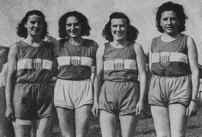 Dynamo Berlin die DDR-Meisterschaften bei den Frauen in der 4 x 100 m Staffel.