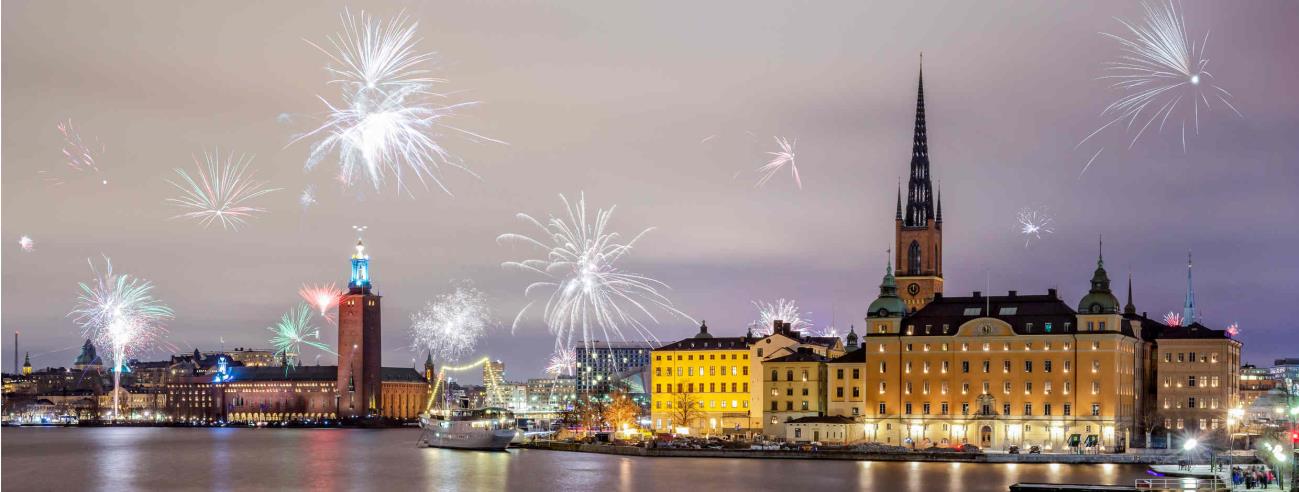 Silvester in Stockholm»Die Königsstadt Stockholm und die Schären«Stockholm, eine der schönsten skandinavischen Städte, die sich über 14 Inseln an der Mündung des Mälarsees in die Ostsee erstreckt,