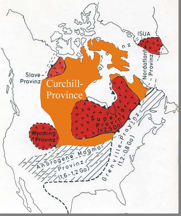 Die altproterozoische Churchill-Provinz in Nordamerika Alter