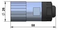 - 9 - ZUBEHÖR DIGITAL AUSGANG INKREMENTAL Kabel mit Gegenstecker M12, 8-polig, geschirmt K8P2M-S-M12 2 m, Stecker gerade K8P5M-S-M12 5 m, Stecker gerade K8P10M-S-M12 10 m, Stecker gerade K8P2M-SW-M12