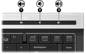 Drücken Sie die Lauter-Taste (3), um die Lautstärke zu erhöhen. Windows Lautstärkeregelung: a. Klicken Sie auf das Symbol Lautstärke im Infobereich außen rechts in der Taskleiste. b.