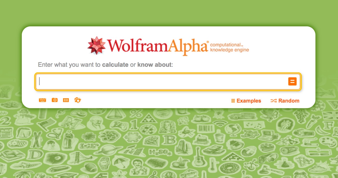 Wolframc Alpha Im Folgenden wird gezeigt, wie man einige Mengen