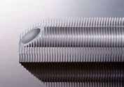 Wieland Wärmeübertrager Intelligentes Rohrdesign Anwendungsspezifisch optimierte Strukturen und Materialien Vorteile Oberflächenvergrößerung bis Faktor 15 gegenüber Glattrohren Vielfältige Formen