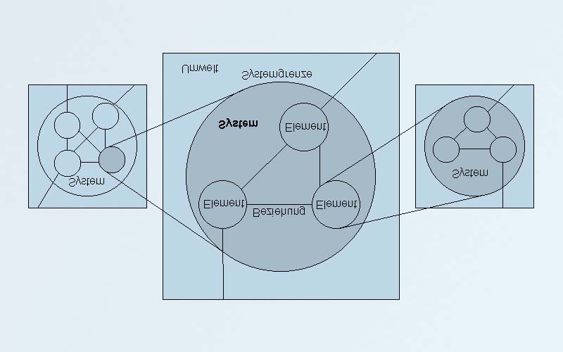 Das Systemkonzept Ein System besteht aus Elementen, die miteinander in Beziehungen stehen (Abb. 1). Systeme sind veränderlich.