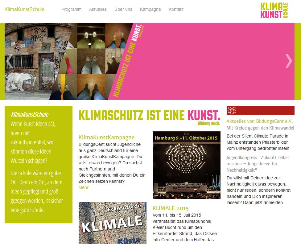 KlimaKunstSchule Mitmachen www.