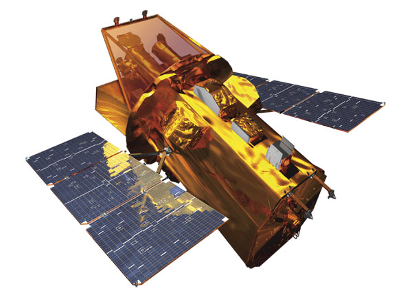 2 GAMMA RAY BURSTS 24 Abbildung 18: Der Satellit SWIFT Gamma Ray Explorer Mit der Inbetriebnahme von SWIFT wurden binnen weniger Sekunden bis Minuten exakt lokalisierte GRBs die Regel.