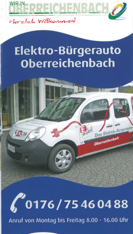 Das Elektro-Bürgerauto Oberreichenbach Das Betriebskonzept Ziele: