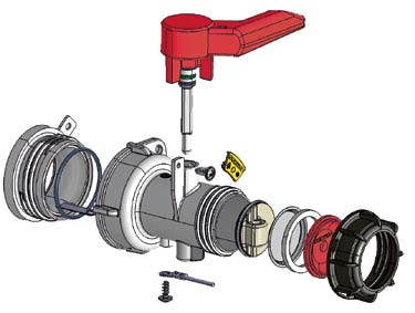D isc harge valves from sc hütz Auslaufarmaturen von schüt Z The safe and metered discharge of filling goods depends on selecting the right fitting.