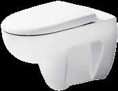Wand-WC 'Rio', weiß, spülrandlos, Tiefspüler, leichte Reinigung dank neuester Technik.