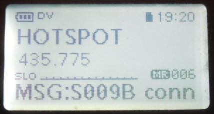 RX:OE7BSH / RPTR (der HotSpot OE7BSH sendet also an uns) MSG: DSC009B connected wir sind derzeit also mit DCS-Reflektor 009 Raum B (=Österreich) verbunden. Repeater/Hot-Spot vom Reflektor trennen Wie?