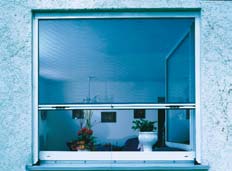 SCREEN-LINE SKS Insektenschutz System Genius Einsatzbereich: Für Fenster und Türen, passend zu jedem Maß, auch für Dachfenster.
