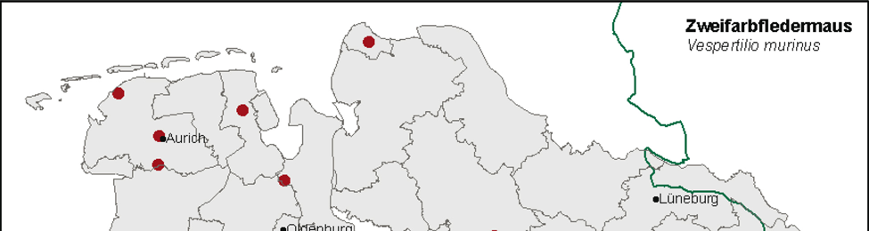 4.2 Gebiete für die Umsetzung mit Prioritätensetzung 1. Landkreise mit Sommer- und/oder Winterquartieren: Goslar, Osterode 2.