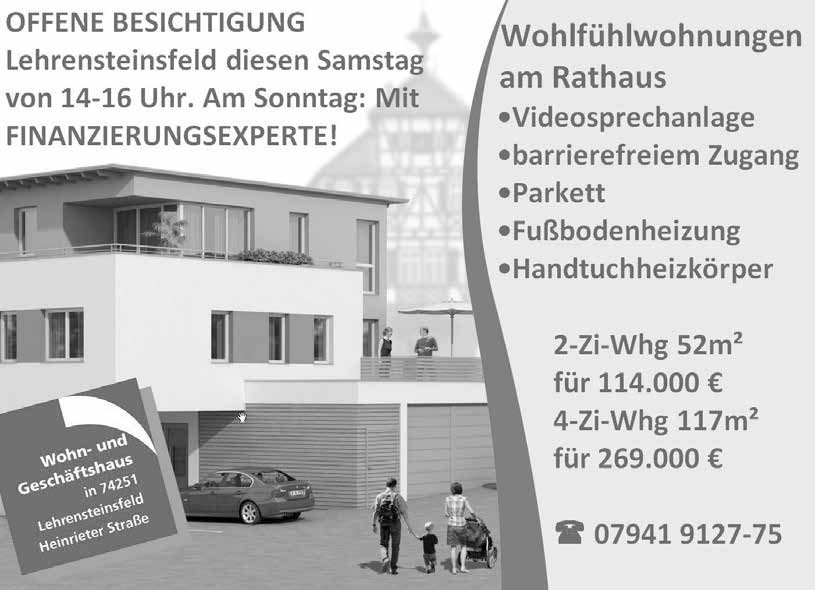 27. August 2015 SEITE 3 Lassen Sie uns für Sie arbeiten wir tun es gerne! Rufen Sie uns an Ihr Makler in Weinsberg und Weinsberger Tal!