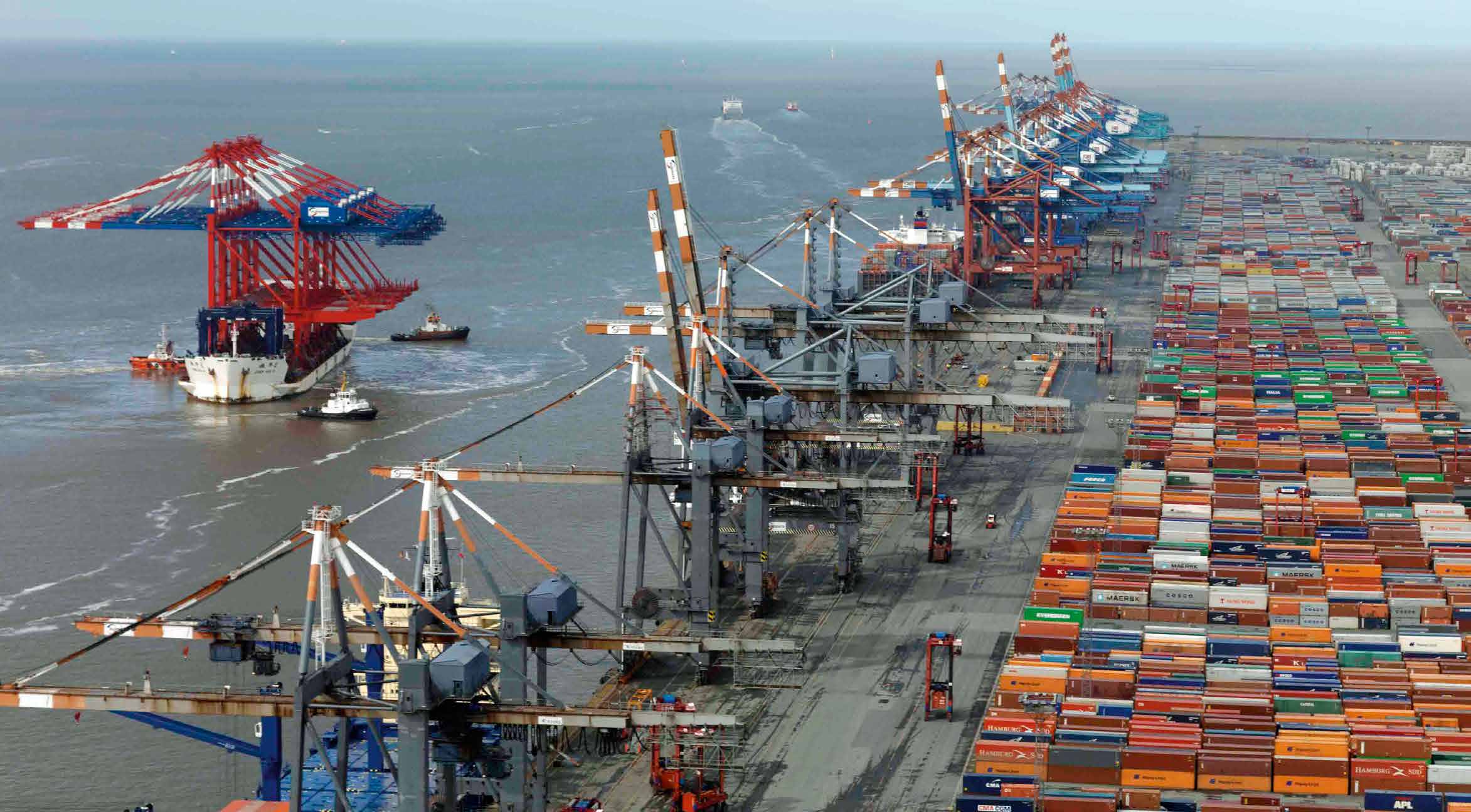 Bremerhaven: Europas drittgrößter Containerhafen 2012: 84 Mio.
