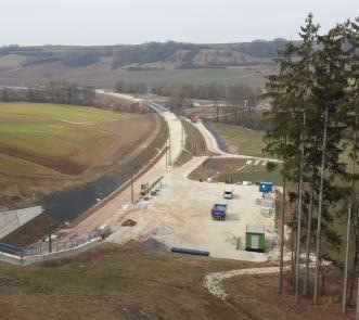 Die Vergaben auf der VDE 8.1 Neubaustrecke Ebensfeld Erfurt sind bereits zu ca. 95 % erfolgt Projektstand VDE 8.