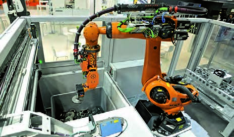 Werkzeugmaschinen und Automationssysteme Ein deutliches Plus erzielte die Sparte Werkzeugmaschinen und Automationssysteme: Der Umsatz stieg im vergangenen Jahr um 35 Mio. oder 16.9 % auf 242 Mio.