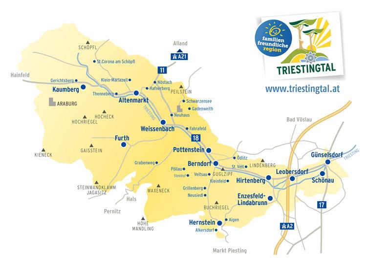 Region Triestingtal (NÖ) 12 Triestingtaler Gemeinden befinden sich seit 2007 im Auditprozess Alle Gemeinden wurden bereits mit dem