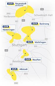 Omnibus-Verkehr Ruoff GmbH Größe des Streckennetzes: Gesamtkilometerleistung: Anzahl der Mitarbeiter: Anzahl der Fahrgäste: Anzahl der Busse: Umsatz in 2014: 692 km 6,314