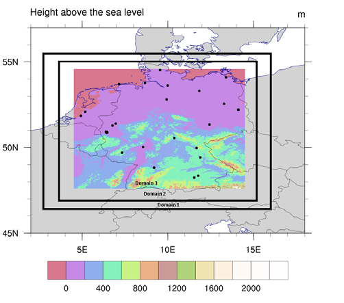 Erste wolkenauflösende Simulation über ganz Deutschland Dieses validierte ICON Modell wurde nun im HD(CP) 2 Projekt für wolkenauflösende Simulationen über einem ganz Deutschland abdeckenden