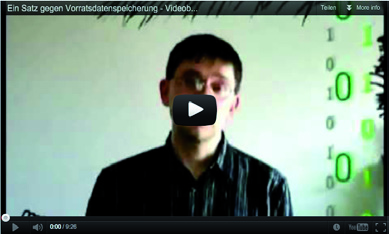 Einstieg Plenumsdiskussion (35 ) > 1. Frage (10 Min.): Was löst das Video über Andrej Holm bei euch aus? Was hält ihr vom Gesetz zur Vorratsdatenspeicherung? > Video (5 Min.