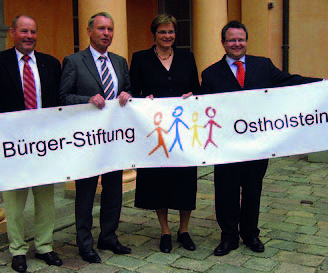 Bürger-Stiftung Ostholstein Die Bürger-Stiftung Ostholstein wurde im Jahr 2007 gegründet. Sie ist eine Stiftung für die Bürger des Kreises Ostholstein.